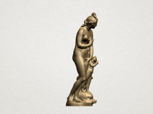 naked girl 09 3D-printmodel