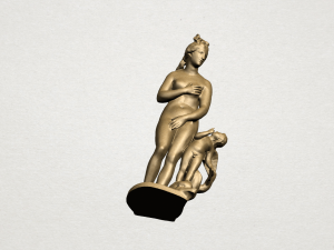 naked girl 09 3D-printmodel