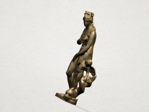 naked girl 09 3D-printmodel