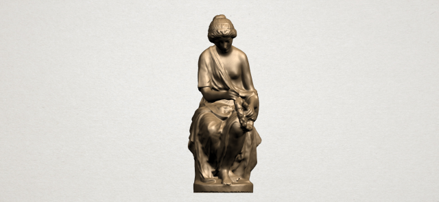half naked girl 3D 打印模型 .c4d .max .obj .3ds .fbx .stl .blend 