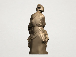 half naked girl 3D Print Model