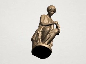 half naked girl 3D Print Model