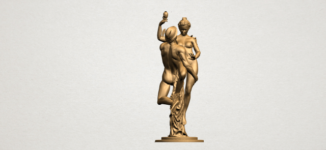 naked couple 01 3D Baskı Modeli .c4d .max .obj .3ds .fbx .stl .blend 