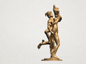 naked couple 01 3D Baskı Modeli