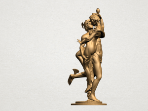 naked couple 01 3D Baskı Modeli
