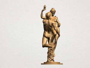 naked couple 01 3D Baskı Modeli