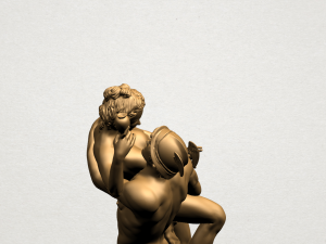 naked couple 01 3D Baskı Modeli