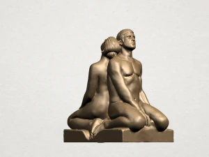 naked couple 03 3D Print Model