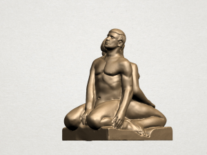 naked couple 03 Modello di stampa 3D