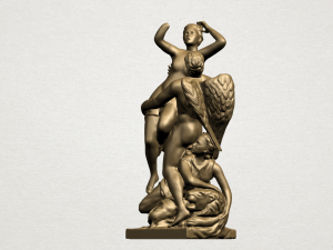 angel and girls Modèles 3D en vedette