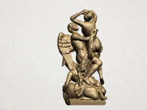 angel and girls 3D Print Model