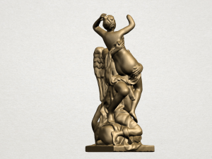 angel and girls Modèles 3D en vedette