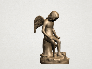angel and dog Modelo de Impressão 3D