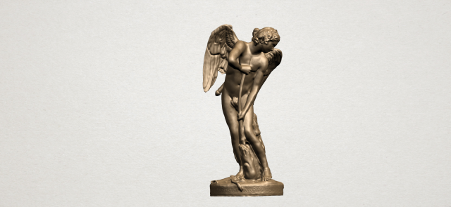 angel 02 3Dプリントモデル .c4d .max .obj .3ds .fbx .stl .blend 
