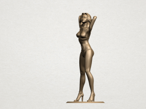sexy girl 02 3D Baskı Modeli