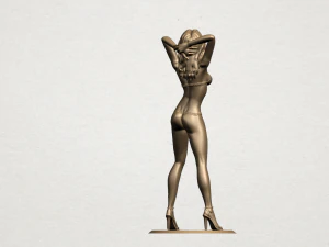 sexy girl 02 3D Print Model