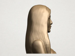 beautiful girl - half body 3D Print Model