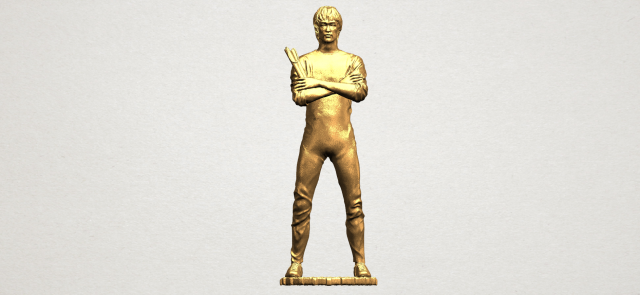 bruce lee 3D-Druckmodell .c4d .max .obj .3ds .fbx .stl .blend 