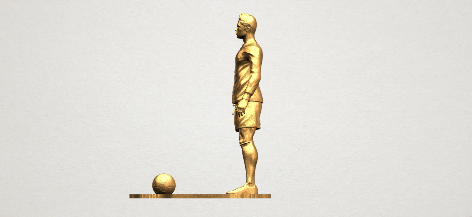 cristiano ronaldo 3D Print Model .c4d .max .obj .3ds .fbx .stl .blend 