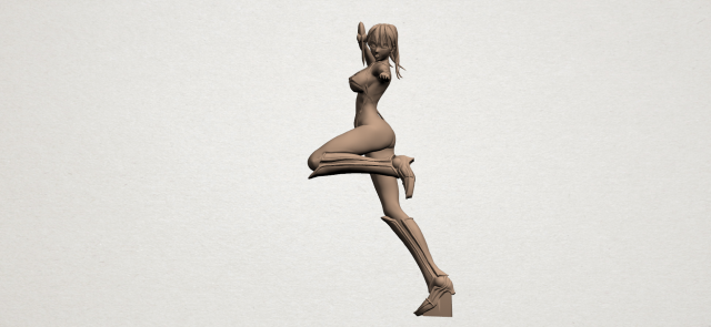 beautiful anime girls 01 Modèles 3D en vedette .c4d .max .obj .3ds .fbx .stl .blend 