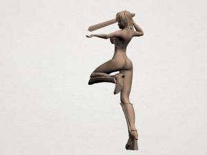 beautiful anime girls 01 Modèles 3D en vedette