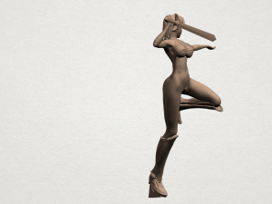 beautiful anime girls 01 Modèles 3D en vedette