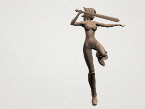 beautiful anime girls 01 Modèles 3D en vedette