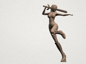 beautiful anime girls 01 Modèles 3D en vedette