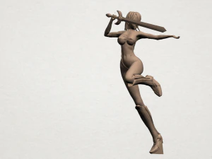 beautiful anime girls 01 3D Print Model