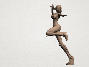 beautiful anime girls 01 Modèles 3D en vedette