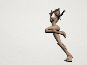 beautiful anime girls 01 Modèles 3D en vedette
