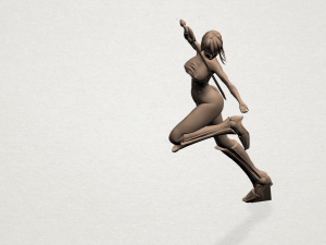 beautiful anime girls 01 Modèles 3D en vedette