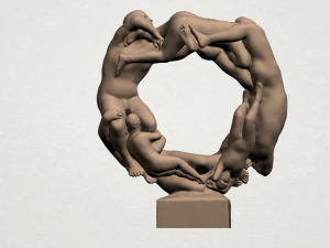 Kunst des Kreises 3D Druckmodell