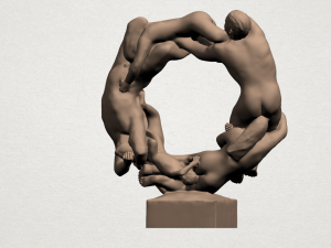 art of circle 3Dプリントモデル