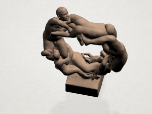 art of circle 3Dプリントモデル