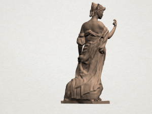 girl with lion 3D-Druckmodell