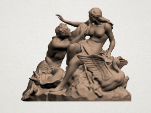 naked couple 06 Modèles 3D en vedette