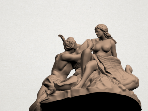 naked couple 06 Modèles 3D en vedette