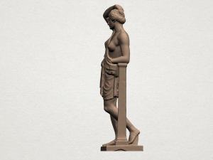 naked girl 10 3D-printmodel