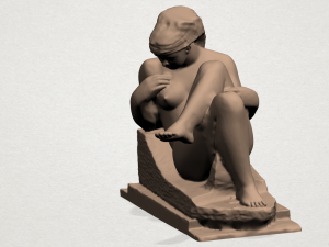naked girl 13 3D 打印模型