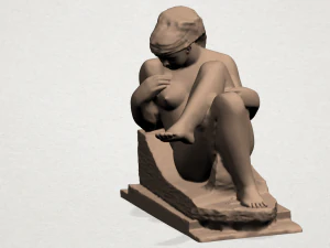 naked girl 13 3D Print Model