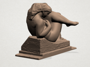 naked girl 13 3D 打印模型