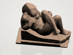 naked girl 13 3D 打印模型