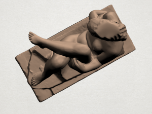 naked girl 13 3D 打印模型