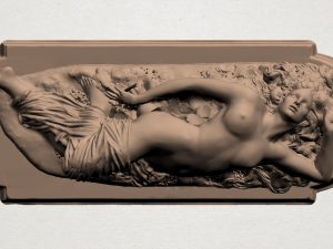 naked girl drunken 3D Print Model