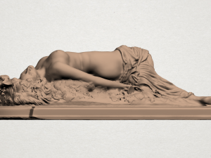 naked girl drunken 3D Baskı Modeli