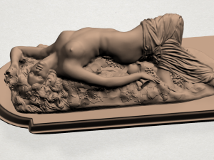 naked girl drunken 3D Baskı Modeli