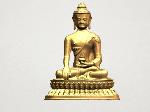 buddha tailandese 03 Modello di stampa 3D