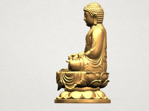 gautama buddha 02 3Dプリントモデル