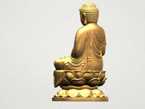 gautama buddha 02 3D Print Model